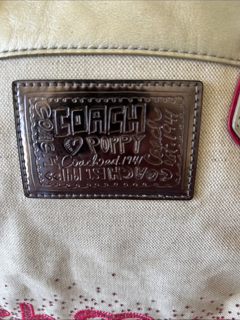 Coach Poppy Rhinestone Large - Picture 4 of 10